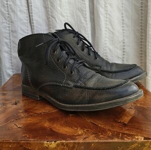 Men's Bed Stü Black Distressed 'Roan- Curtis II' Leather Boots Sz 10